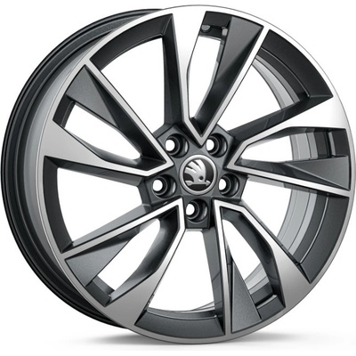 Škoda KAJAM 6,5x17 5x100 ET40 anthracite metallic
