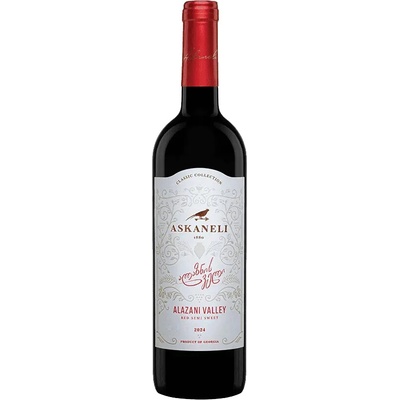 Askaneli ALAZANI VALLEY červené polosladké gruzínske víno 2025 0,75 l 11,5% (holá lahev)