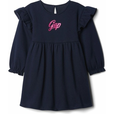 GAP Baby mikinové šaty tmavě modrá