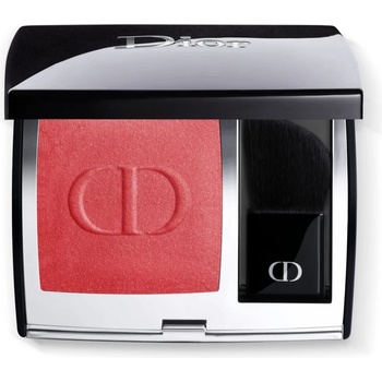 Dior Rouge Blush компактен руж с четка и огледалце цвят 999 (Satin) 6 гр