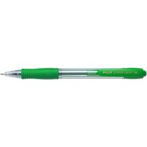 Pilot Химикалка, 0, 22 мм, с бутон, PILOT "Super Grip", зелена BPGP-10R-F-G (BPGP-10R-F-G)