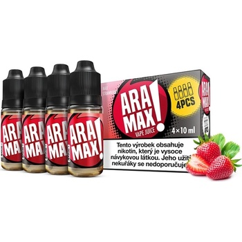 Aramax Max Strawberry 4 x 10 ml 3 mg
