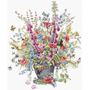 Luca-S Летен букет - гоблен със схема b7003
