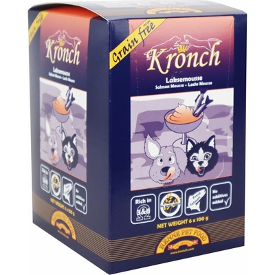 KRONCH LakseMoisse GrainFree pro psy kočkylosos6 x 100 g