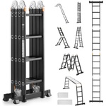 VEVOR Многофункционална сгъваема стълба 7в1 vevor kmp404a/ 4, 7 м (dgnzdtlhj4jpvkgvpv0)