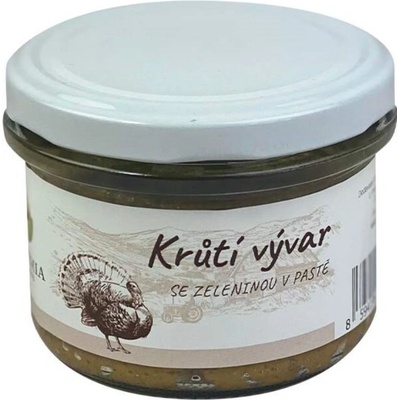 Bohemia Pet Food Krůtí vývar se zeleninou v pastě 180 g