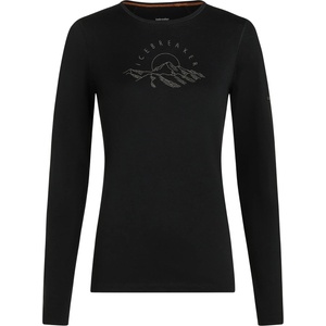 Icebreaker Дамско мериносово термобельо Icebreaker Women's Merino 200 Oasis L/S Crewe Sunrise Summit Merino base layer - Black - размер XL (115-2820-0115)