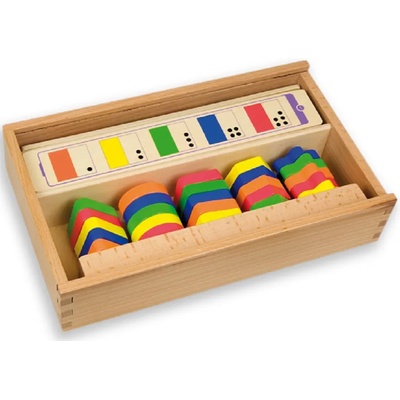 ANDREU Toys Дървена логическа игра Andreu toys - Форми и цветове (16293)