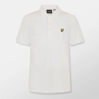Image 1 of Lyle and Scott Блуза с яка Lyle and Scott Basic Short Sleeve Polo Shirt - White 626