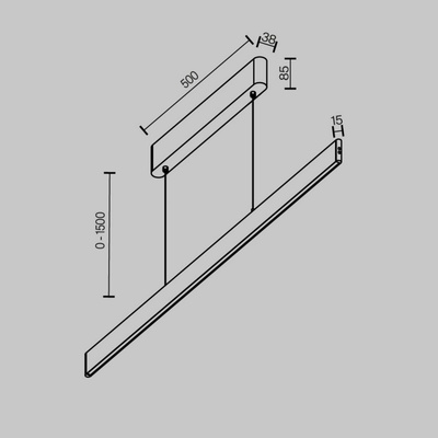 Maytoni P109PL-36W2.7-6K-BS