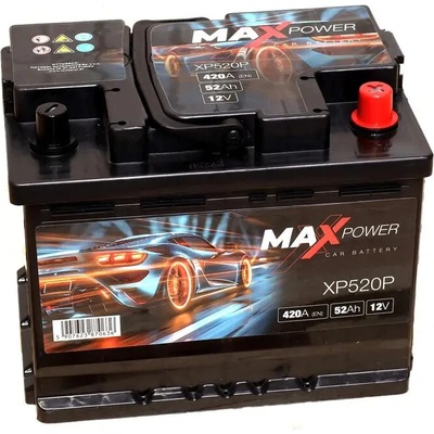MAXPOWER 12V 52Ah 420A XP520P