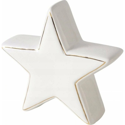 Boltze Home Přírodní kamenná hvězdná figurka VILLE, 13 cm