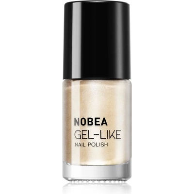 NOBEA Metal Gel-like Nail Polish лак за нокти с гел ефект цвят frosting #N16 6ml
