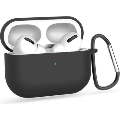 Tech-protect Калъф за Слушалки за Apple AirPods Pro/2, Tech-Protect Icon Silicone Case, Черен (9490713927502)