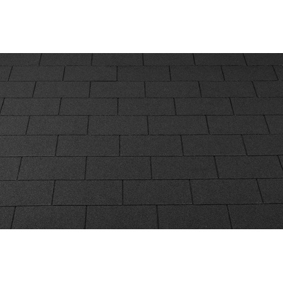 Katepal střešní asfaltový šindel 3T černá 1 m2