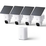 Anker Eufy Security SoloCam E42 комплект от 4 камери с HomeBase S380, 4K, соларни панели, AI, Pan&Tilt (E8173322)