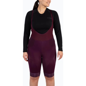 Endura Дамски шорти за колоездене Endura FS260-Pro DS Bibshort aubergine