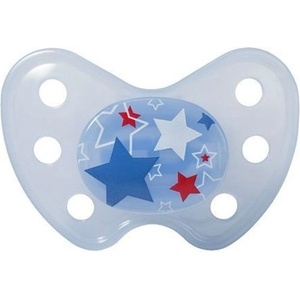 Dentistar Латексова залъгалка Dentistar - Звездички, размер 2 (22182) - baby