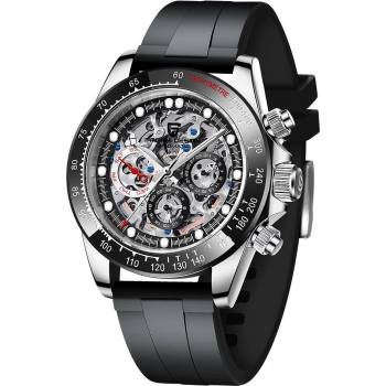 Image 1 of Pagani Design Мъжки часовник Pagani Design Sideous, Механичен, Хронограф, Черен / Черен (PD-1653-BLACK-BLACK)