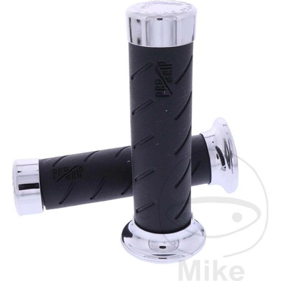 ProGrip gumové rukojeti černé/chrom tloušťka 25.4 mm. L.140MM zavřené BMW R 100 RS/2 MONOLEVER 86-92