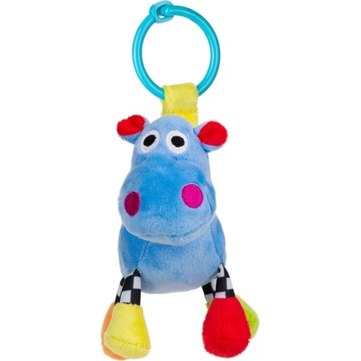 Canpol babies Мека дрънкаща играчка Canpol - Crazy Animals, хипопотамче (2/284e)