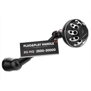 GOMEXUS Единична дръжка GOMEXUS Spinning Power Handle with Power Knob 75mm x 41mm за макари Daiwa Риболовна макара