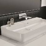 Ideal Standard Вграден смесител за мивка Ideal Standard Atelier Conca 220, гланциран хром, без скрито тяло (A7372AA)