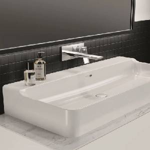 Ideal Standard Вграден смесител за мивка Ideal Standard Atelier Conca 220, гланциран хром, без скрито тяло (A7372AA)