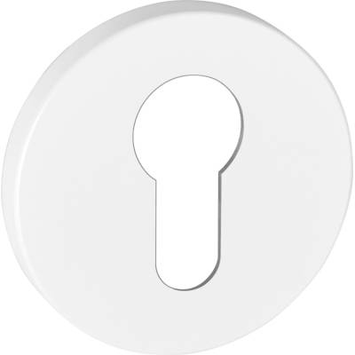 Rozeta ku kľučke MPK - ROZETA - R S6 BIM - biela matná (WHITE) | MP-KOVANIA.sk