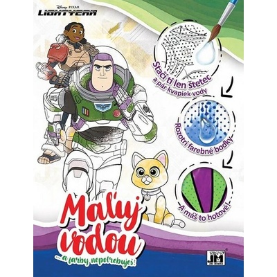 Maľuj vodou: A4 Buzz Lightyear