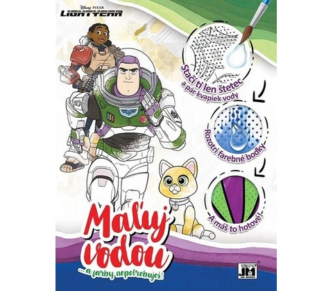 Maľuj vodou: A4 Buzz Lightyear