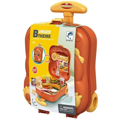Felyx Toys Куфарче с колелца ресторант за бързо хранене (1011755f)