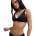 Roxy Love Elongated Triangle bikini top - Black (Anthracite)