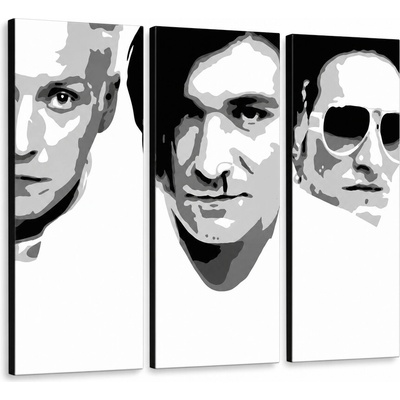 Ručne maľovaný POP Art obraz Die Ärzte - 120x80 cm