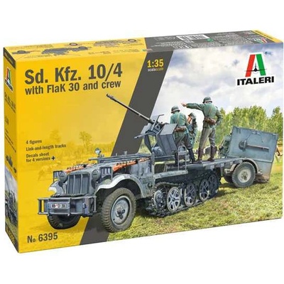 Italeri Sd.kfz.10/4 w/ FlaK 30 & Crew 1:35