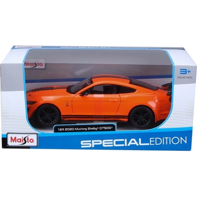 Maisto 5900032 Mustang Shelby GT500 2020 oranžová 1:24