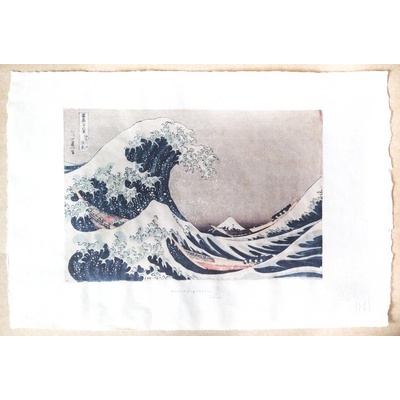 Kacushika Hokusai - Velká vlna u pobřeží Kanagawy (A3)