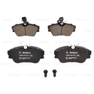 Sada brzdových platničiek kotúčovej brzdy BOSCH 0 986 424 672