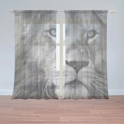 Záclony Lev 2: 2 ks - 150x250 cm - Sablio