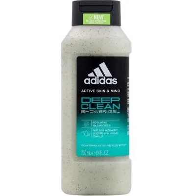 Adidas Deep Clean New Clean & Hydrating душ гел с ексфолиращ ефект 250 ml за мъже