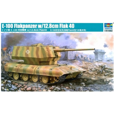 Trumpeter E 1 00 Flakpanzer w/ 1 2.8cm Flak 40 1:35