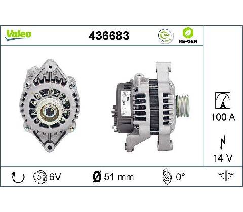 generátor VALEO 436683