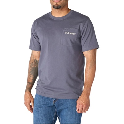 Carhartt Мъжка тениска Carhartt Irvine Relaxed Grill T-shirt - Bluestone - размер XL (216-8573-0114)