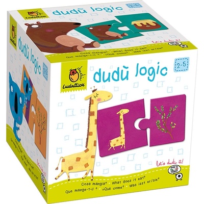 LUDATTICA Zvířátka a jejich potrava 20 dílků