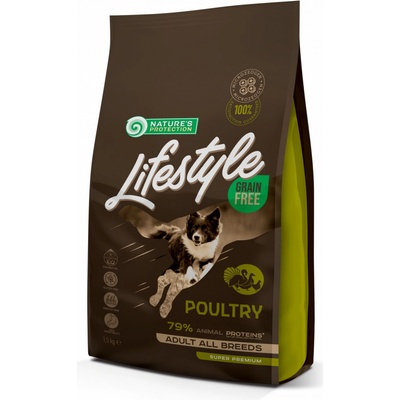 Nature's Protection Dog LifeStyle Grain Free Adult All Breeds Poultry 1,5 kg