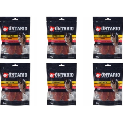 Ontario Pochoutka kachna měkké kousky 6 x 70 g