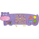 Viga Toys senzorická manipulační deska hroch