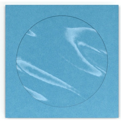 Papírové obálky na CD s okénkem - 85 x 85 mm - Modrá