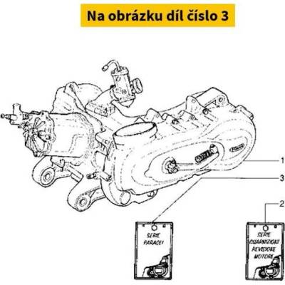 Centauro Gufera motoru sada Hexagon 125-150 2T 94-99 880A139SR