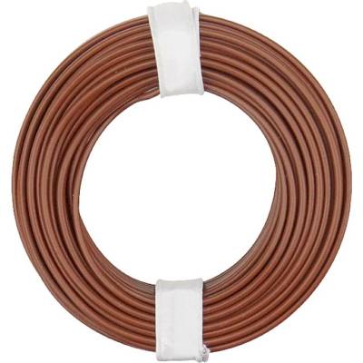 Donau Elektronik 150-018 1 x 0.50 mm², hnědá, 10 m